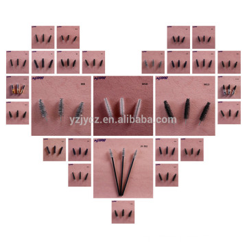 Makeup eyelash mascara brush steel PBT plastic Nylon Brush